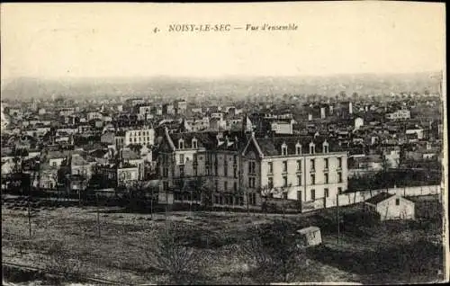 Ak Noisy-le-Sec Seine Saint Denis, Vue d´Ensemble