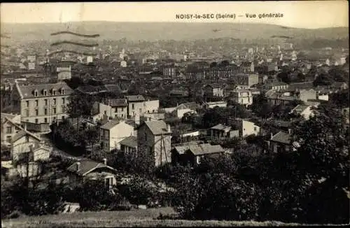 Ak Noisy-le-Sec Seine Saint Denis, Vue Générale