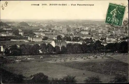 Ak Noisy-le-Sec Seine Saint Denis, Vue Panoramique