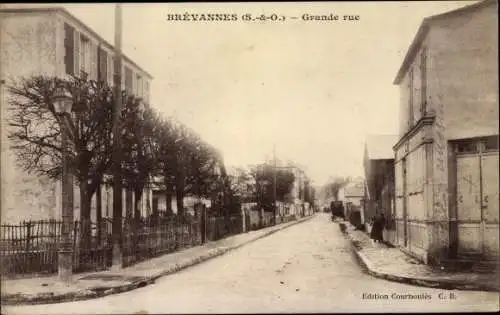 Ak Limeil Brevannes Val de Marne, Grande Rue