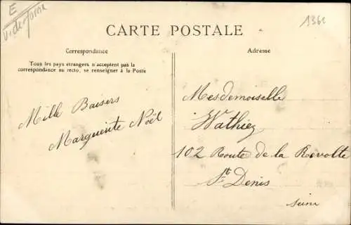 Ak Limeil Brevannes Val de Marne, Le Rond Point et Rue Boissy