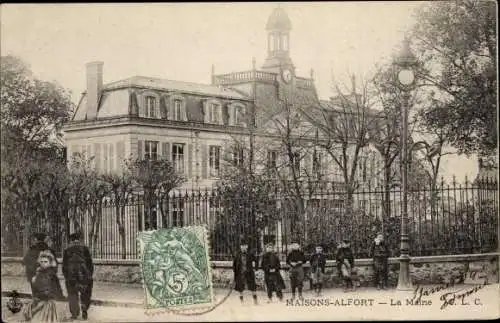 Ak Maisons Alfort Val de Marne, La Mairie