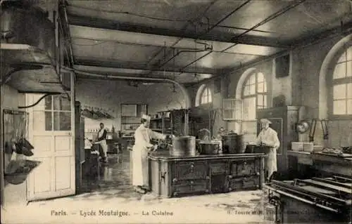 Ak Paris VI, Lycée Montaigne, Küche