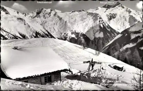 Ak Mallnitz in Kärnten, Skilift, Bergstation
