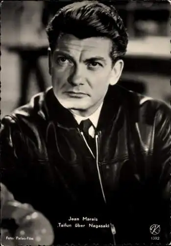 Ak Schauspieler Jean Marais, Portrait, Film Taifun über Nagasaki