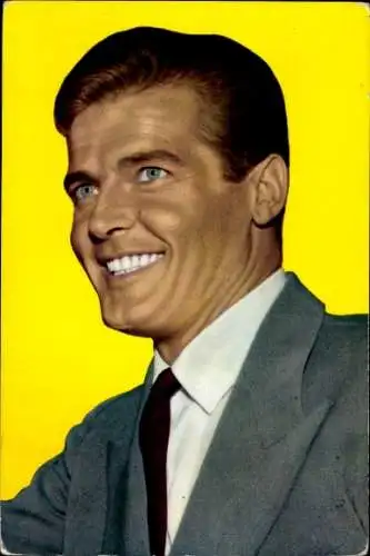 Ak Schauspieler Roger Moore, Portrait, Film El Santo