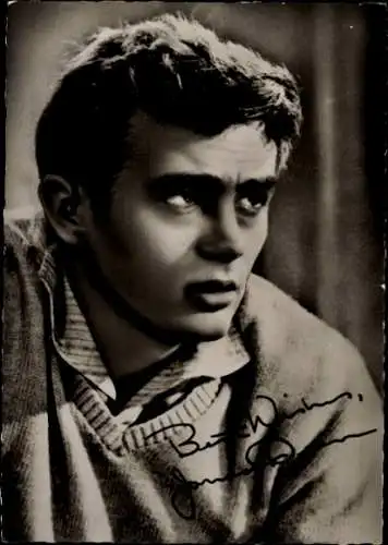 Ak Schauspieler James Dean, Portrait