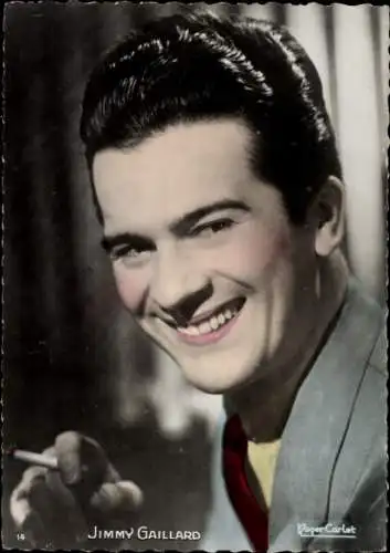 Ak Schauspieler Jimmy Gaillard, Portrait mit Zigarette
