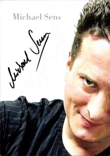Ak Schauspieler Michael Sens, Portrait, Autogramm