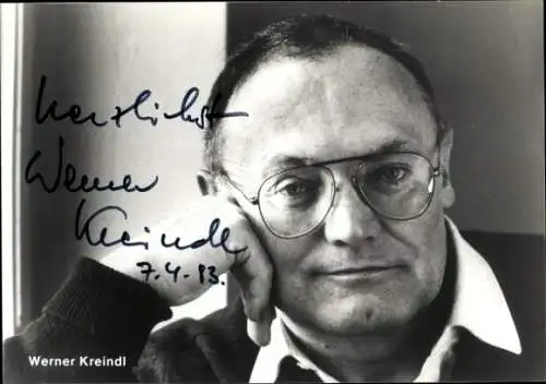 Ak Schauspieler Werner Kreindl, Portrait, Autogramm