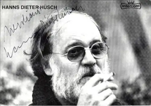 Ak Schauspieler Hanns Dieter Hüsch, Portrait, Autogramm