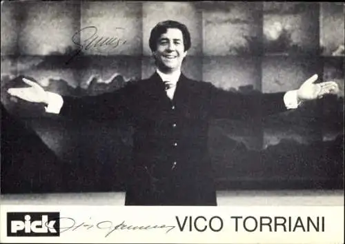 Ak Schauspieler Vico Torriani, Portrait, Autogramm