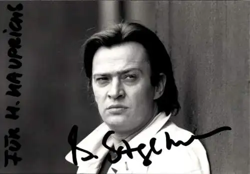 Ak Schauspieler Bernd Stegemann, Portrait, Autogramm