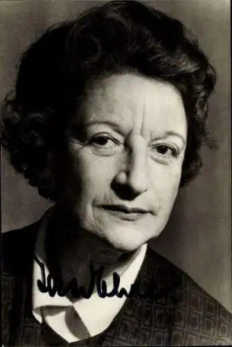 Ak Schauspielerin Ida Ehre, Portrait, Autogramm