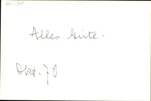 Ak Schauspielerin Ida Ehre, Portrait, Autogramm