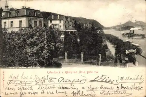Ak Rolandseck Remagen am Rhein, Hotel Bellevue