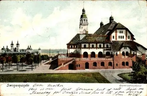 Ak Swinoujscie Swinemünde Pommern, Konversationshaus