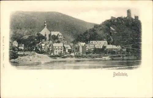 Ak Beilstein an der Mosel, Gesamtansicht