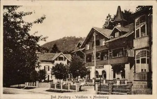 Ak Bad Harzburg am Harz, Waldheim von Hindenburg