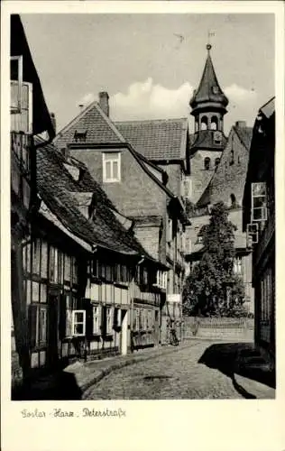 Ak Goslar am Harz, Peterstraße