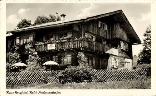 Ak Niedersonthofen Waltenhofen im Oberallgäu, Haus Bergfried