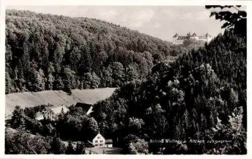 Ak Alttann Wolfegg in Oberschwaben, Schloss Wolfegg, Gasthof zur Post