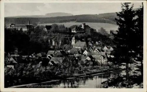 Ak Herstelle Beverungen an der Weser, Panorama