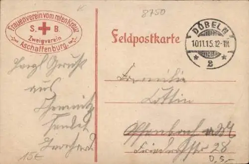 Ak Aschaffenburg in Unterfranken, Kgl. Schloss