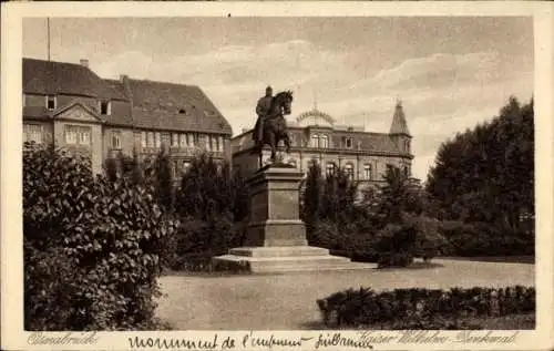 Ak Osnabrück in Niedersachsen, Kaiser-Wilhelm-Denkmal