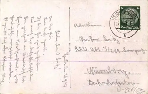 Ak Hallig Oland Nordfriesland, Panorama