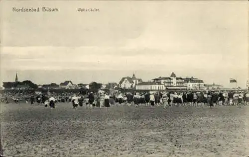 Ak Nordseebad Büsum, Wattenläufer