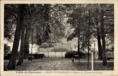 Ak Chevreuse Yvelines, Entree du Chateau de Launay