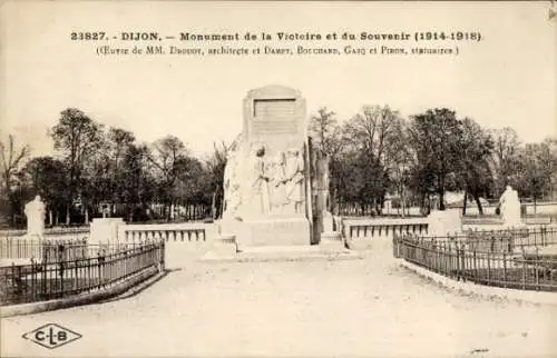 Ak Dijon Côte d'Or, Monument de la Victoire et du Souvenir