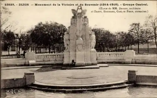 Ak Dijon Côte d'Or, Monument de la Victoire et du Souvenir