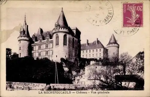 Ak La Rochefoucauld Charente, Schloss