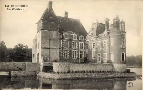 Ak La Bussière Loiret, Schloss