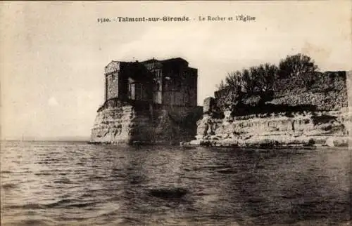 Ak Talmont sur Gironde Charente Maritime, Kirche