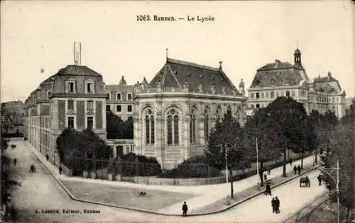 Ak Rennes Ille et Vilaine, das Lycee