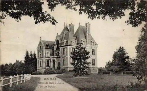 Ak Batilly-Orne, Château de Mesnil Glaise, Blick auf den Park