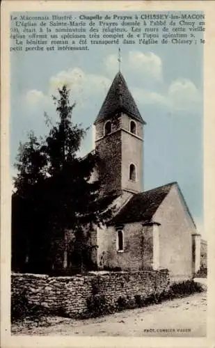 Ak Chissey-lès-Mâcon Saône et Loire, Chapelle de Prayes