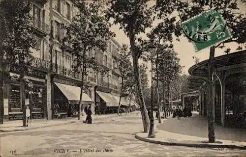 Ak Vichy Allier, Hotel des Bains