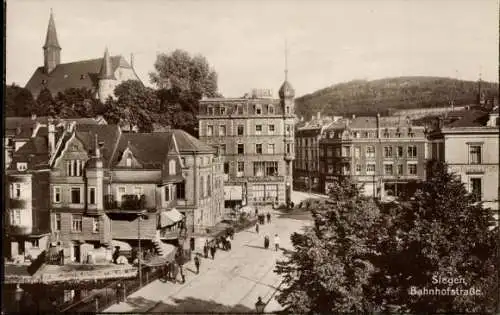 Ak Siegen in Westfalen, Bahnhofstraße