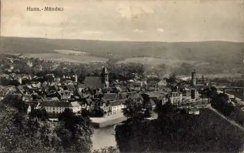 Ak Hann. Münden in Niedersachsen, Gesamtansicht