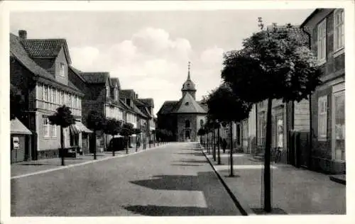 Ak Bad Arolsen in Hessen, Bahnhofstraße, Kirche