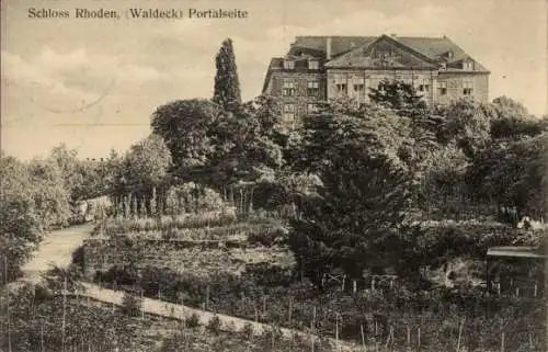 Ak Rhoden Waldeck Diemelstadt Hessen, Schloss
