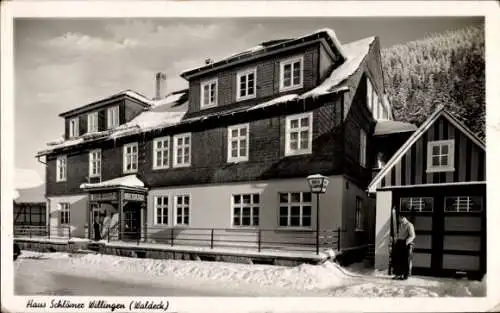 Ak Willingen im Upland Waldeck Hessen, Haus Schlömer, Winter