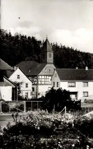 Ak Löhlbach Haina Kloster in Hessen, Teilansicht, Kirche