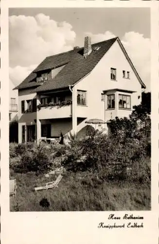 Ak Bad Endbach in Hessen, Haus Bethanien, Marianne Karst, Außenansicht, Garten