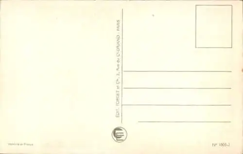 Künstler Ak Liebespaar unter einem Baum