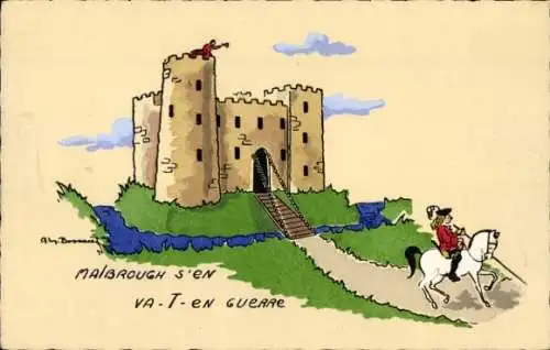 Lied Ak Malbrough zieht in den Krieg